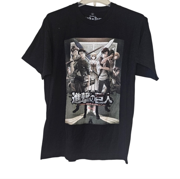 Attack on Titan Season 3 Graphic Tee T-Shirt Size Large - Picture 1 of 8